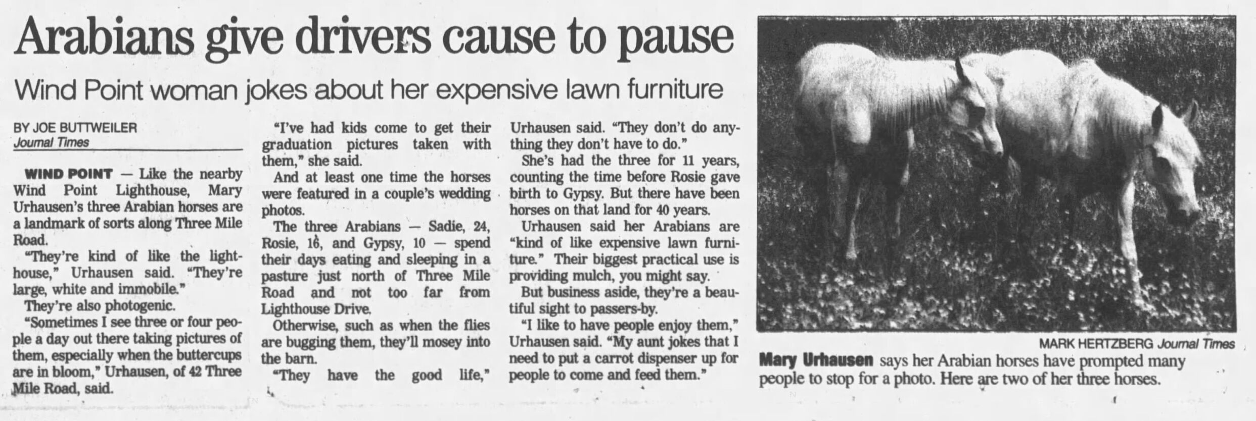 Journal Times article about Schmitz Family Farm